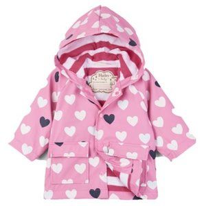 Hatley Colour Changing Lovely Hearts Raincoat